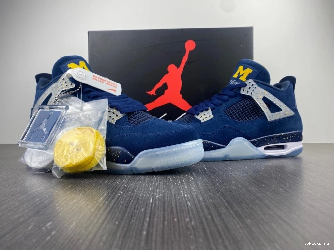 Rep TB AJ4-1036660 Air Jordan Michigan Retro 4 (PE) 0806